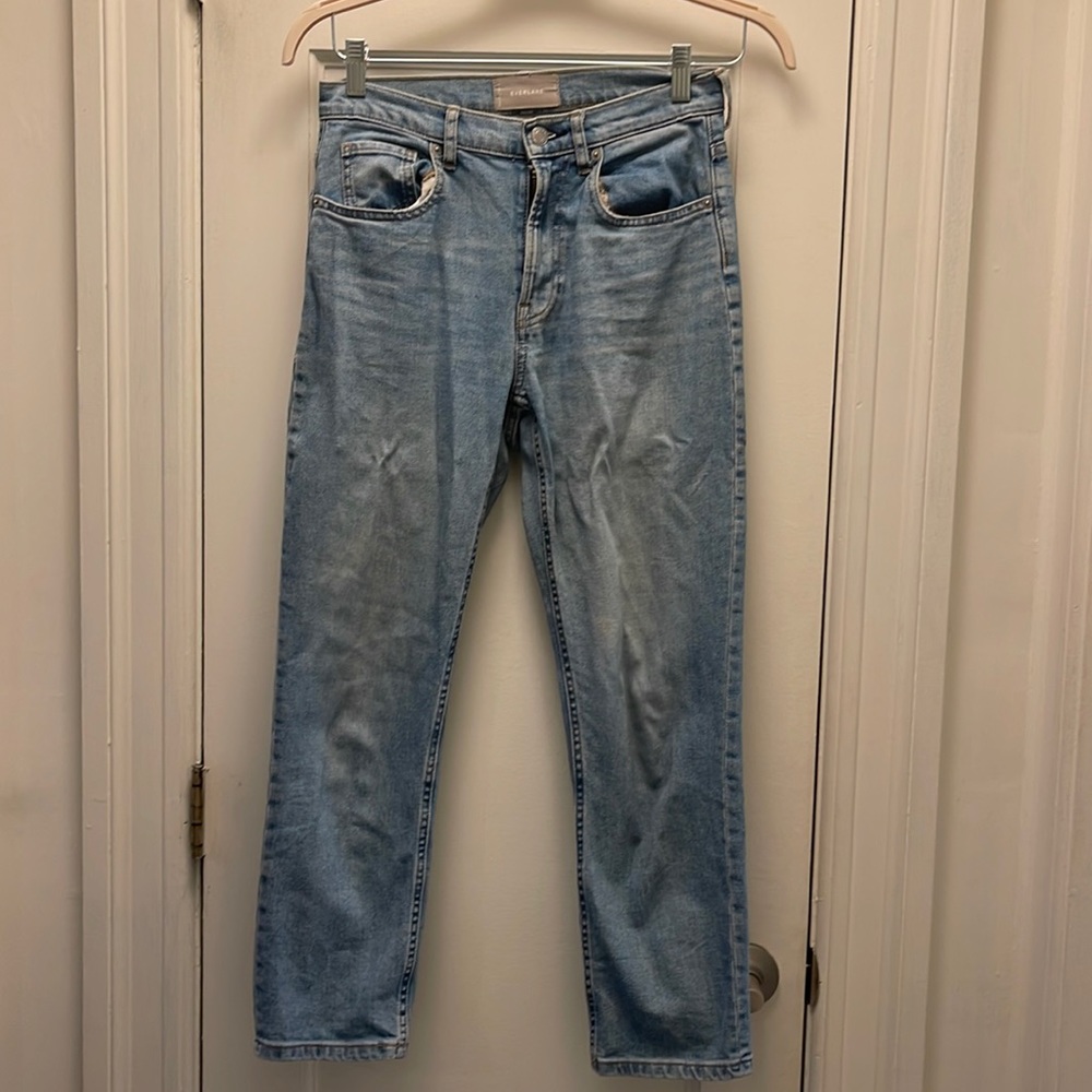Everlane High Rise Cheeky Straight Jeans